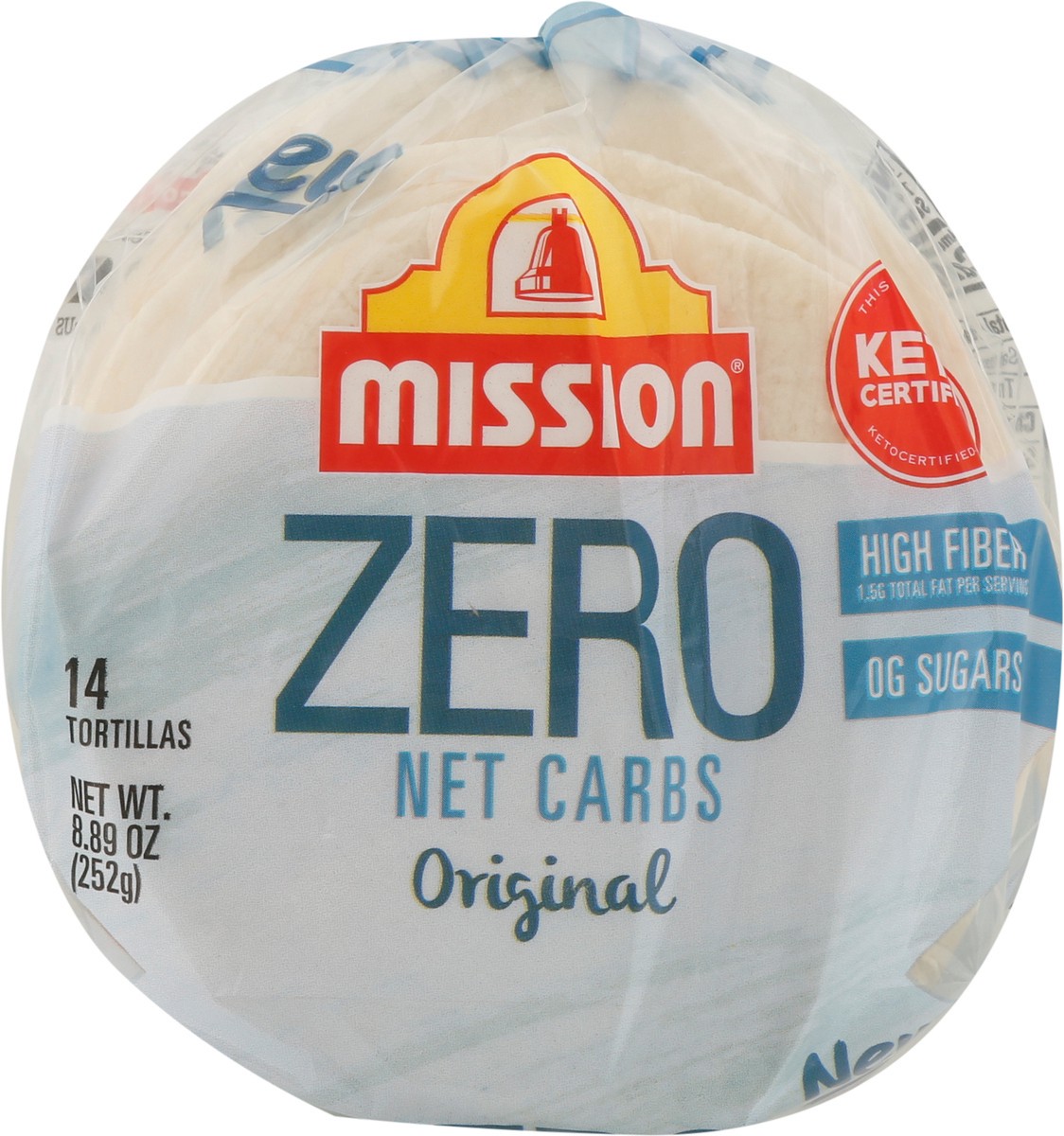 slide 7 of 9, Mission Zero Net Carbs Original Tortillas 14 ea, 14 ct