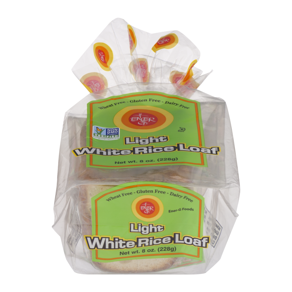 slide 1 of 1, Ener-G Foods Loaf, Light, White Rice, 8 oz