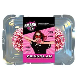 Smash It Cranberry Feta Salmon Burger, 2 ct