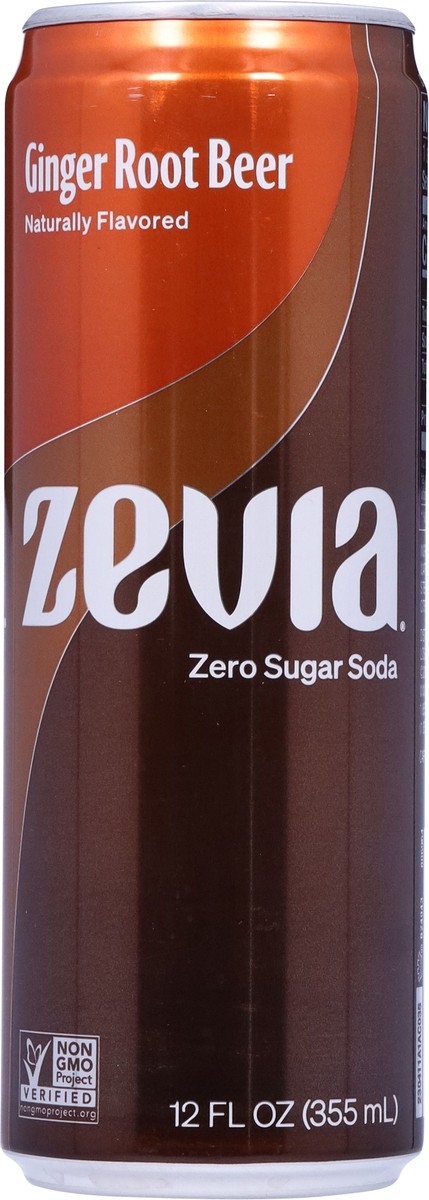 slide 5 of 9, Zevia Ginger Root Beer Zero Calorie Soda Single - 12 fl oz, 