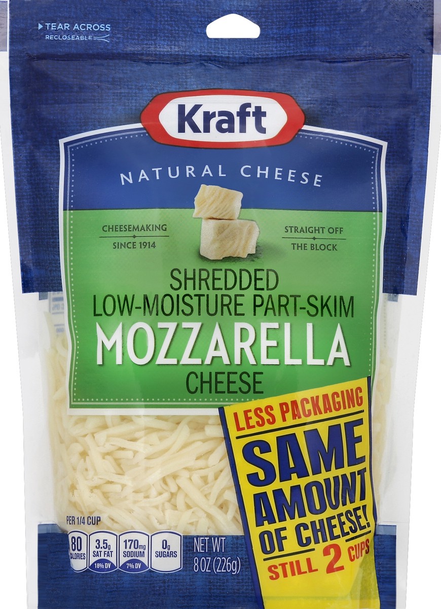 slide 2 of 2, Kraft Shredded Cheese 8 oz, 8 oz