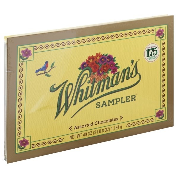 slide 1 of 1, Whitman's Sampler Assorted Chocolates, 40 oz