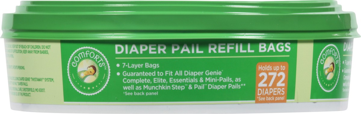 slide 4 of 9, Comforts Diaper Pail Refill Bags 1 1 ea, 1 ct