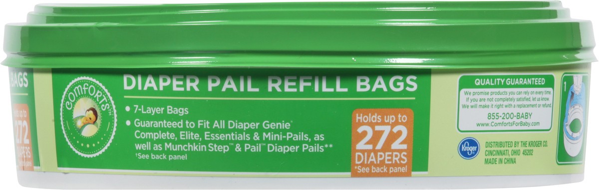 slide 2 of 9, Comforts Diaper Pail Refill Bags 1 1 ea, 1 ct