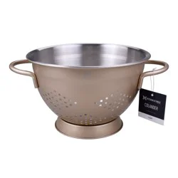 Kitchen & Table by H-E-B Stainless Steel Colander - Gold