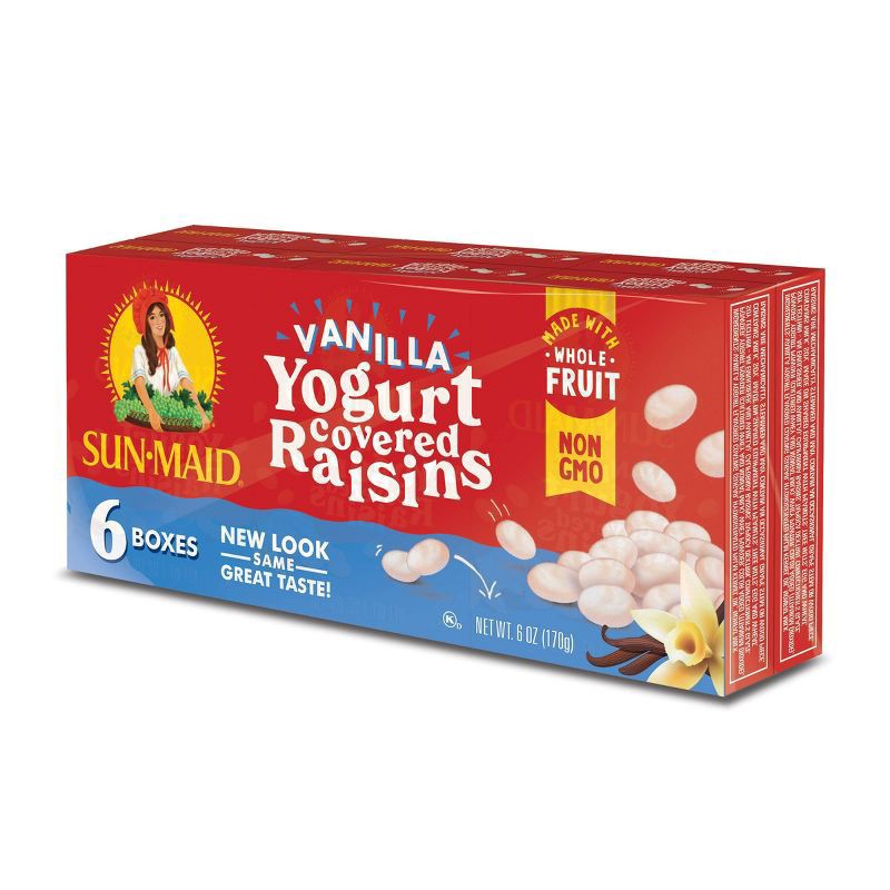 slide 4 of 5, Sun-Maid Vanilla Yogurt Raisins - 6ct, 6 ct