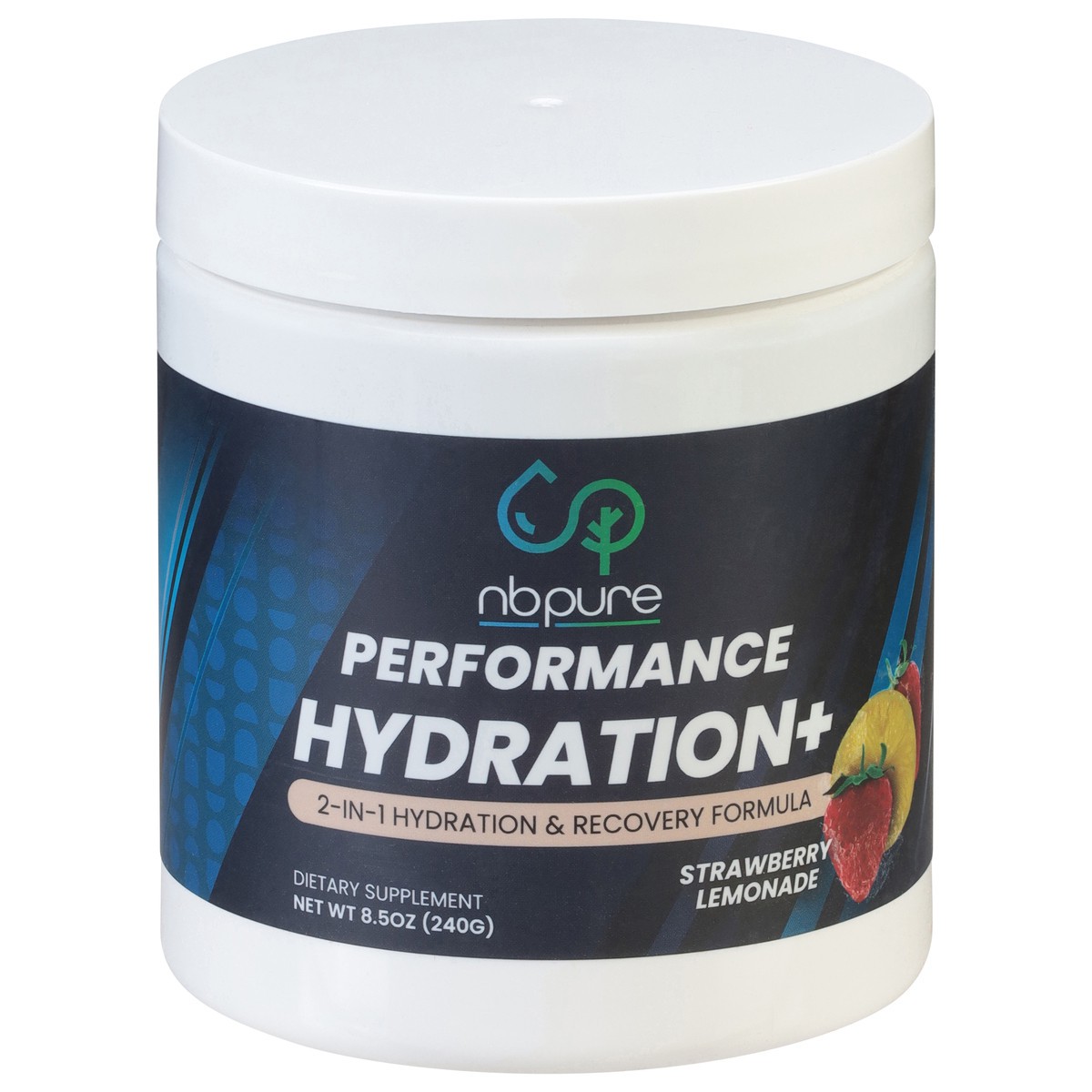 slide 4 of 4, NBPure Performance Strawberry Lemonade Hydration+ 8.5 oz, 8.5 oz
