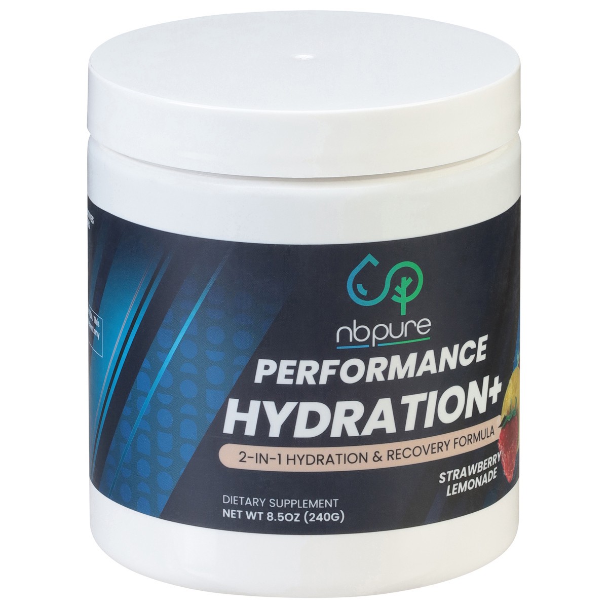 slide 2 of 4, NBPure Performance Strawberry Lemonade Hydration+ 8.5 oz, 8.5 oz