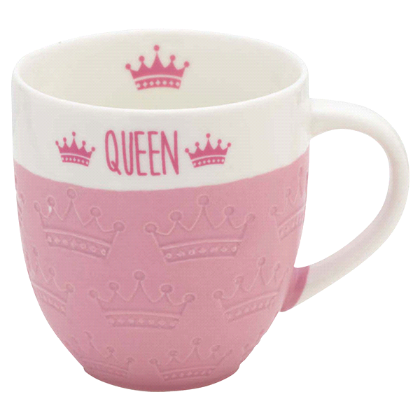 slide 1 of 1, Pfaltzgraff Queen Debossed Mug, 1 ct