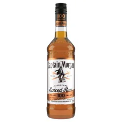Captain Morgan 100 Proof Spiced Rum, 750 ml Bottle
