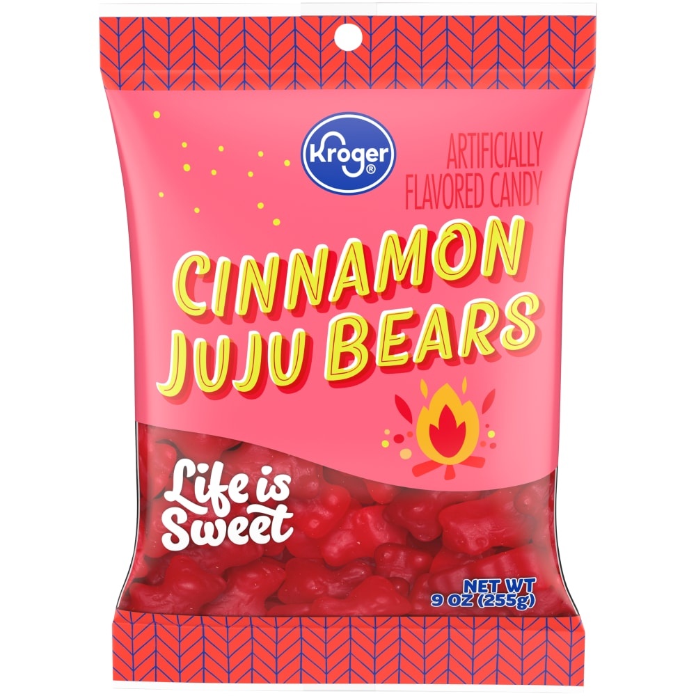 slide 1 of 1, Kroger Cinnamon Juju Bears Candies, 9 oz
