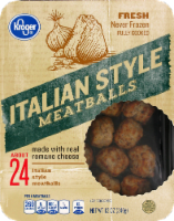 slide 1 of 1, Kroger Italian Style Meatballs, 12 oz