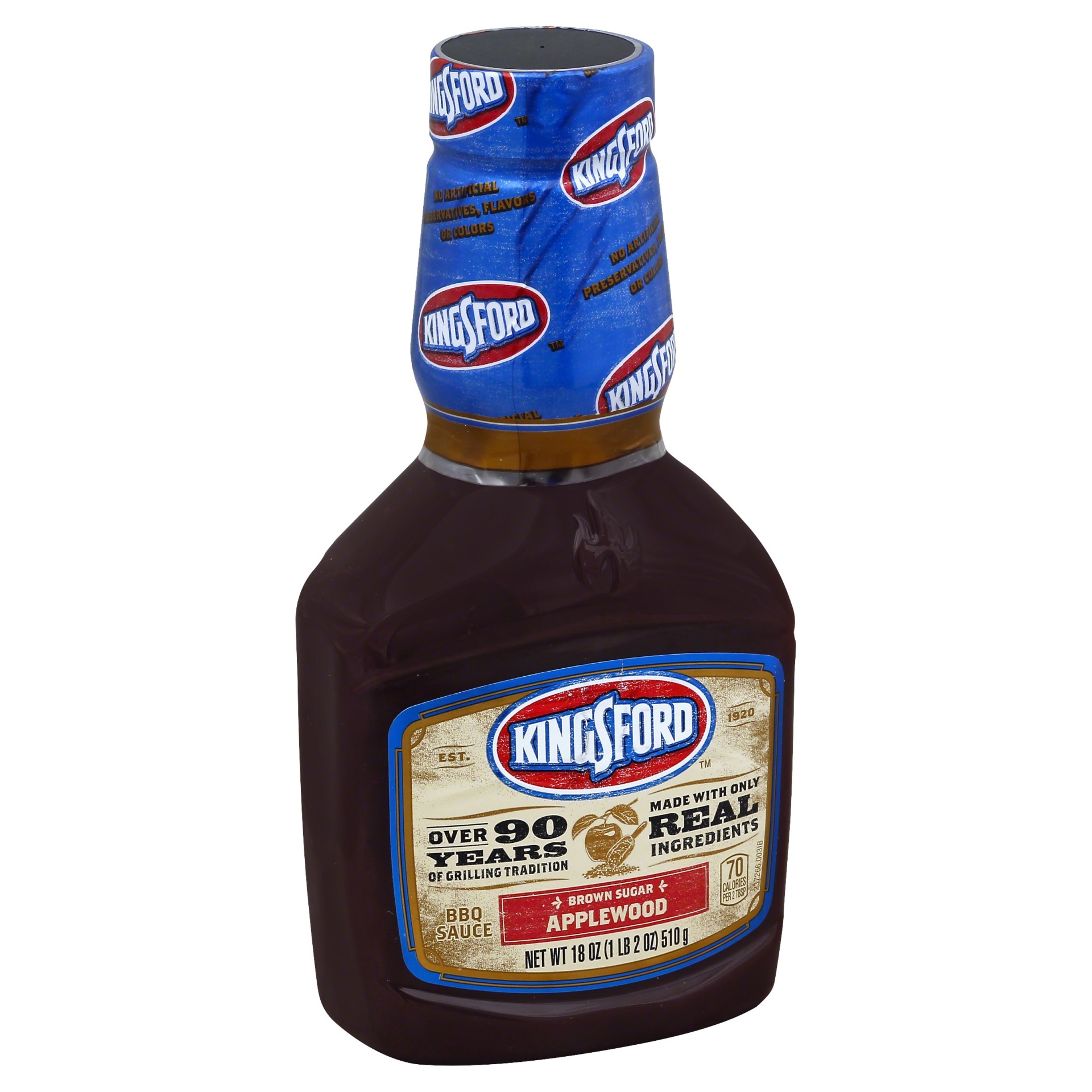 slide 1 of 2, Kingsford BBQ Sauce Brown Sugar Applewood, 18 oz