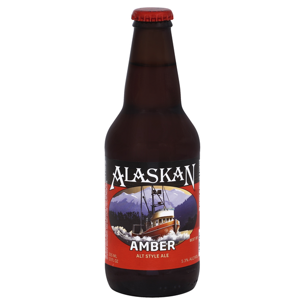 slide 1 of 1, Alaskan Brewing Amber Ale Single Bottle, 12 oz