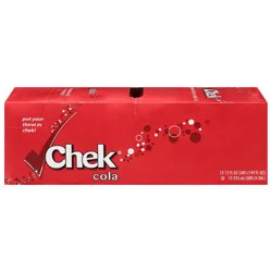 Chek 12 Pack Cola 12 fl oz Cans 