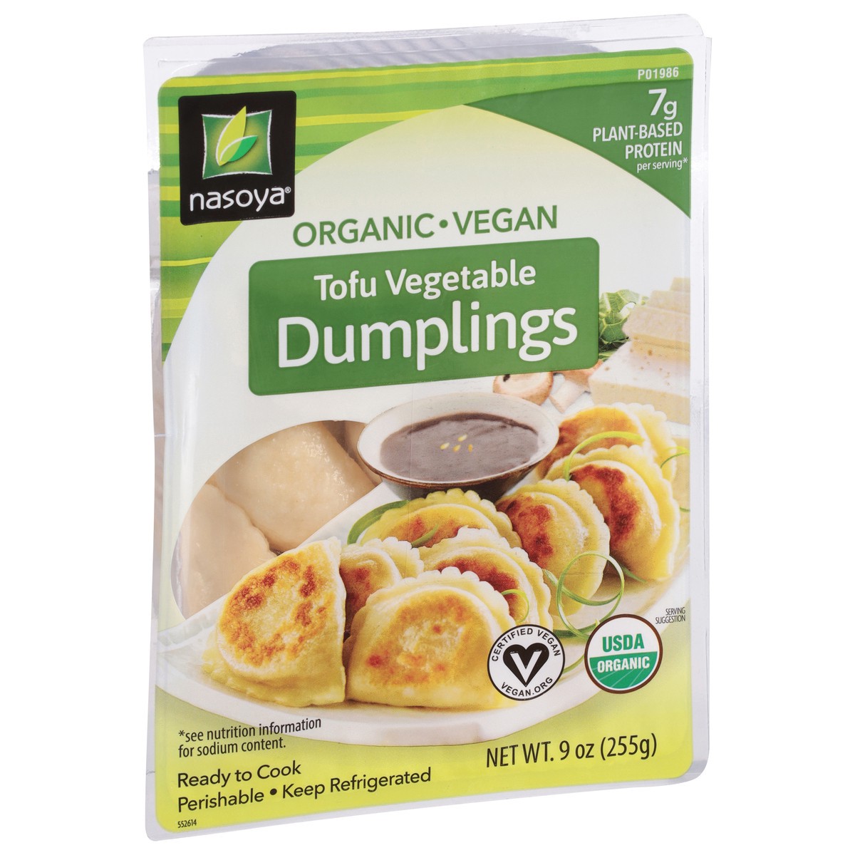 slide 3 of 9, Nasoya Organic Vegan Tofu Vegetable Dumplings 9 oz, 9 oz
