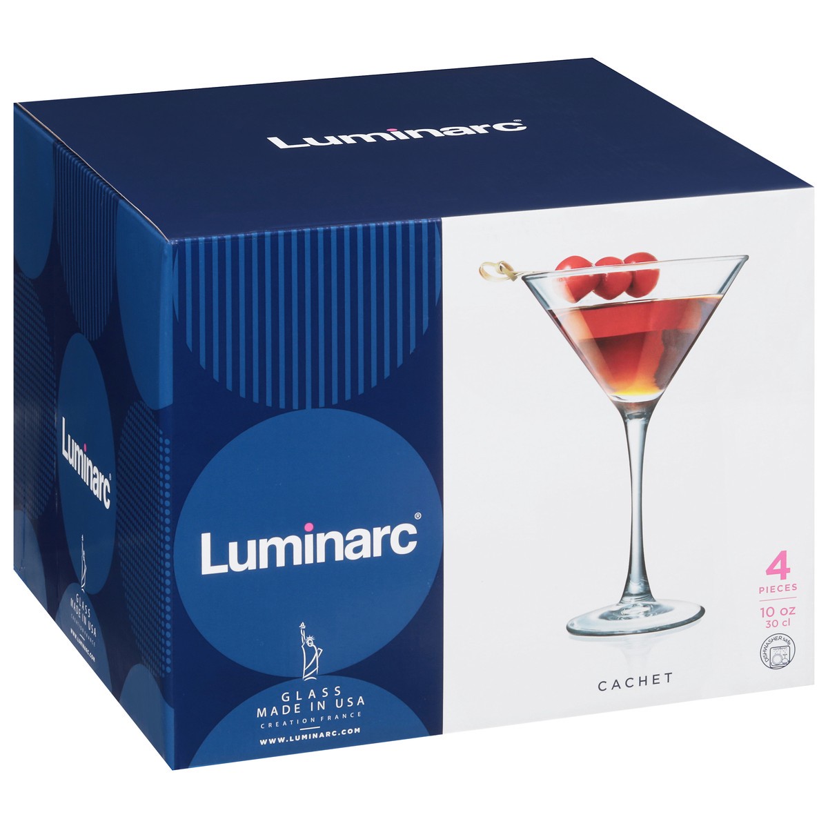 slide 7 of 11, Luminarc 10 Ounce Cachet 4 ea, 4 ct