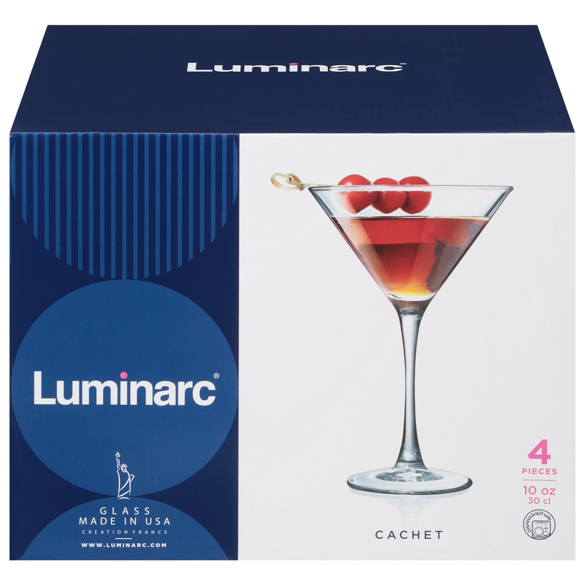 slide 1 of 11, Luminarc 10 Ounce Cachet 4 ea, 4 ct