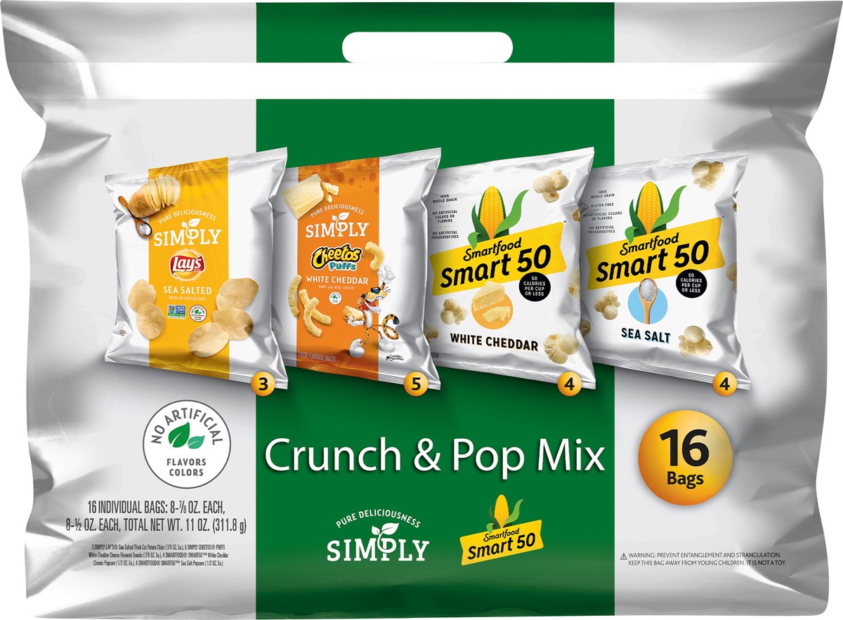 slide 2 of 5, Frito-Lay Snacks Crunch & Pop Mix 11 Oz 16 Count, 11 oz