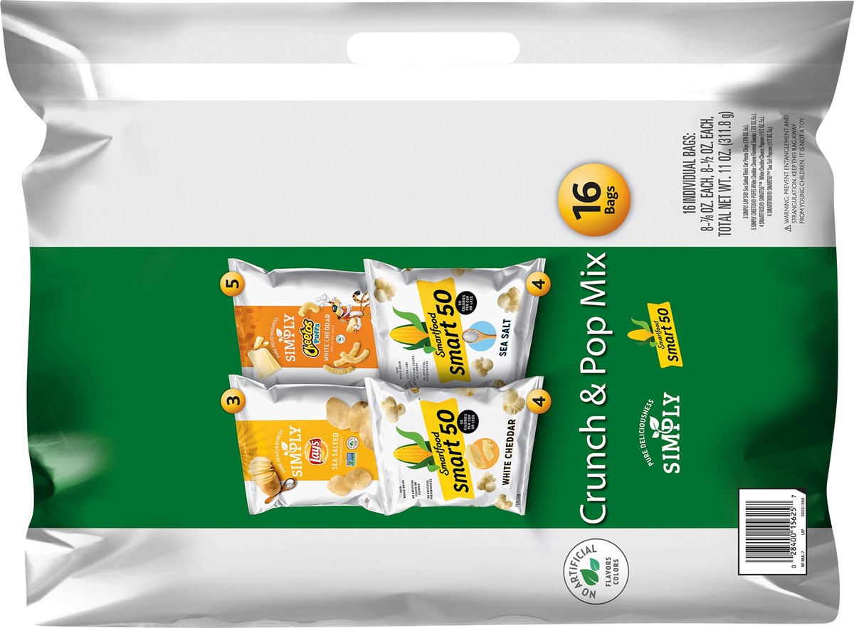 slide 5 of 5, Frito-Lay Snacks Crunch & Pop Mix 11 Oz 16 Count, 11 oz