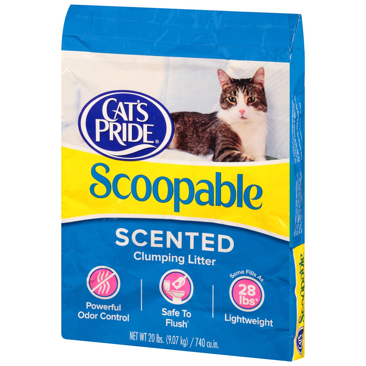 slide 2 of 12, Cat's Pride Scoopable Scented Clumping Litter 20 lbs. Bag, 20 lb