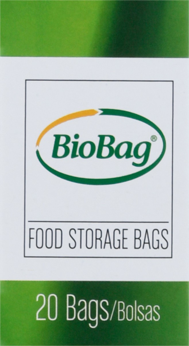 slide 3 of 12, BioBag Food Storage Resealable Bags 20 ea, 20 ct