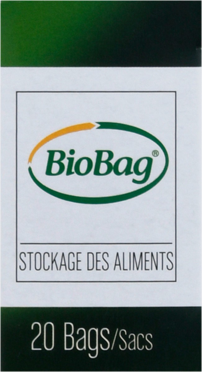 slide 9 of 12, BioBag Food Storage Resealable Bags 20 ea, 20 ct