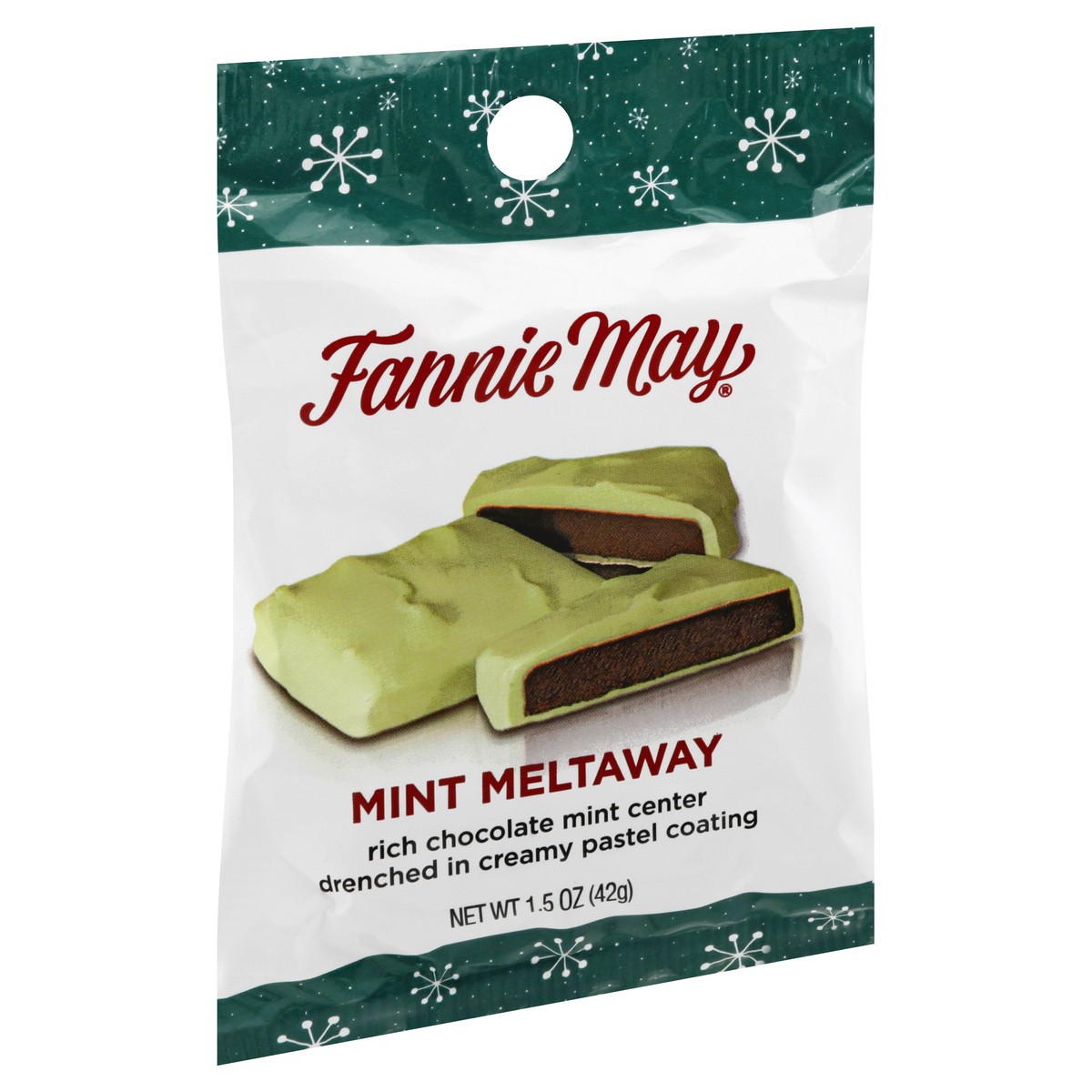 slide 8 of 12, Fannie May Mint Meltaways 1.5 oz, 1.5 oz