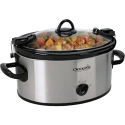 Crock-Pot Smart-Pot Slow Cooker with Travel Strap, Black