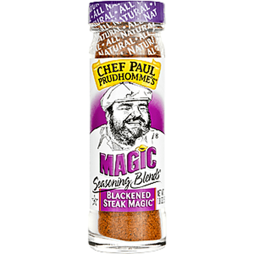 slide 4 of 9, Chef Paul Prudhomme's Magic Blackened Steak Seasoning Blends, 1.8 oz