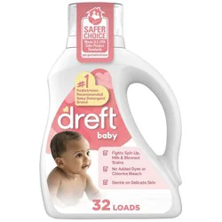 Dreft 42 oz Liquid Laundry Detergent 32 Loads
