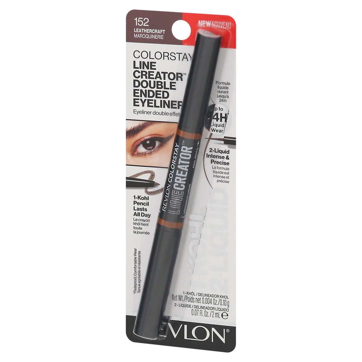 slide 4 of 12, ColorStay Line Creator 152 Leathercraft Double Ended Eyeliner 1 ea, 1 ct