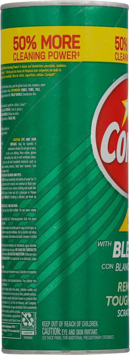 slide 2 of 15, Comet Cleanser Lemon Scent with Bleach, 21 oz