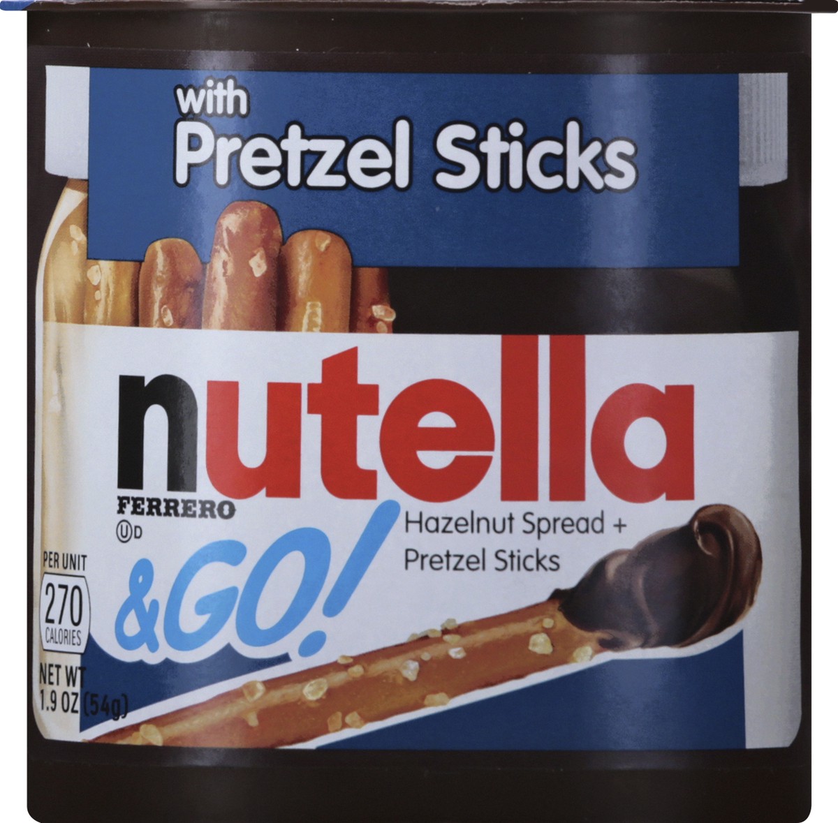 slide 1 of 12, Nutella & Go! Hazelnut Spread + Pretzel Sticks 1.9 oz, 1.9 oz