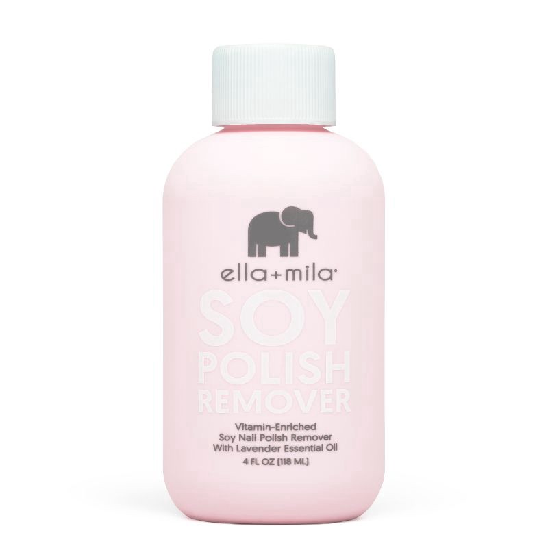 slide 1 of 13, ella+mila Soy Nail Polish Remover - Lavender - 4 fl oz, 4 fl oz