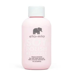 ella+mila Soy Nail Polish Remover - Lavender - 4 fl oz