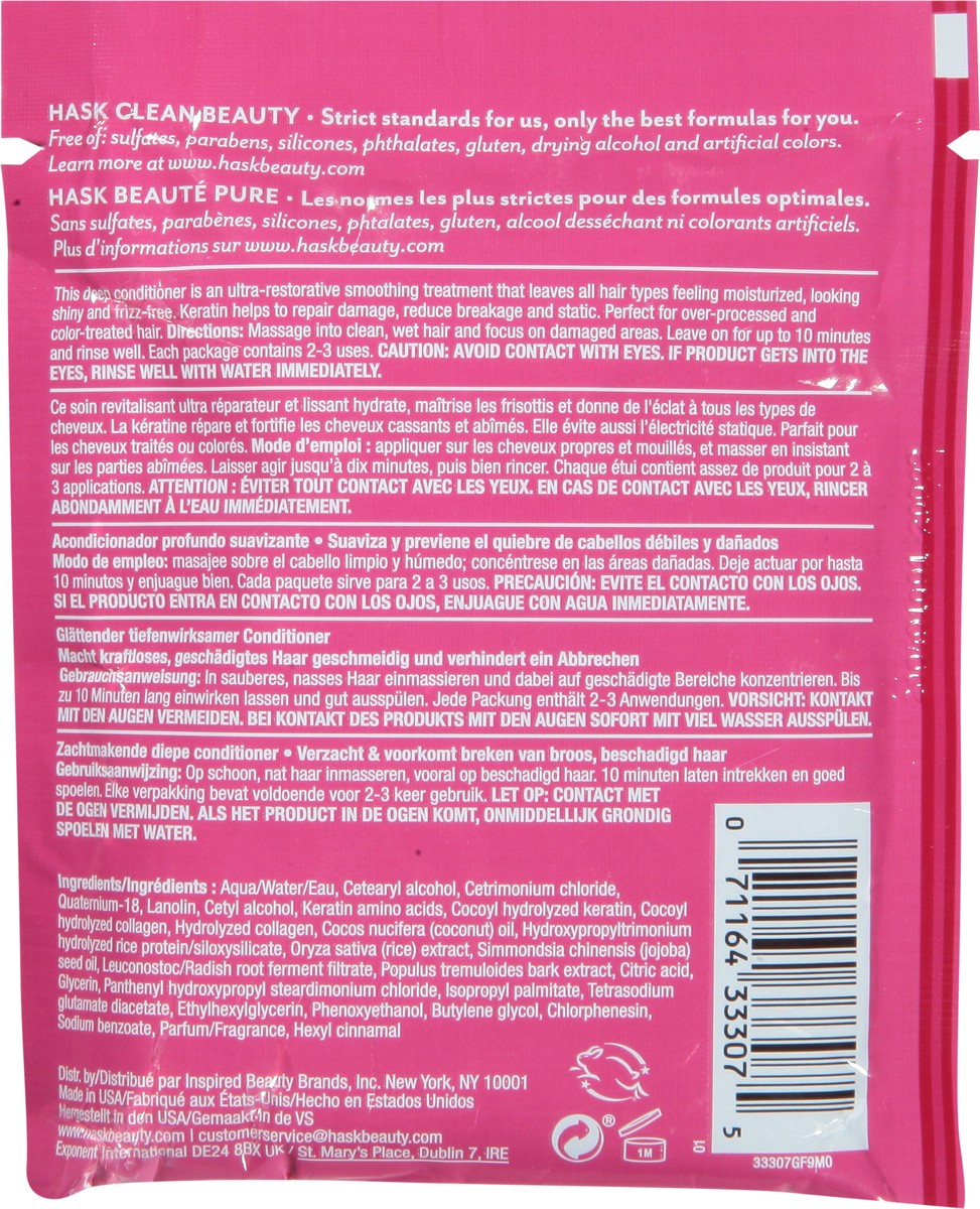 slide 5 of 9, Hask Keratin Protein Smoothing Deep Conditioner 1.75 oz, 1.75 oz