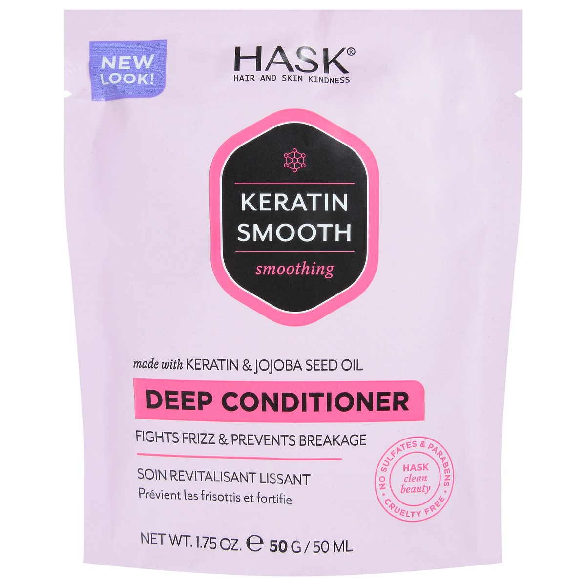 slide 1 of 9, Hask Keratin Smooth Deep Conditioner 1.75 oz, 1.75 oz