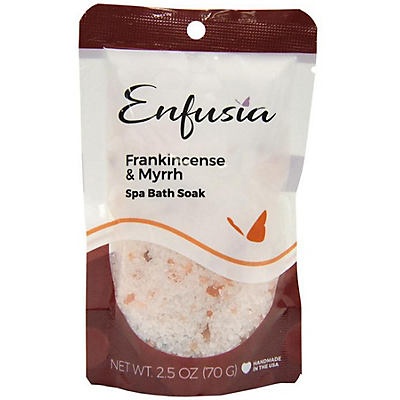 slide 1 of 1, Enfusia Frankincense & Myrrh Spa Bath Soak, 2.5 oz