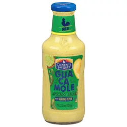Clemente Jacques Avocado Sauce, Guacamole, Mild, 12.3 Ounce