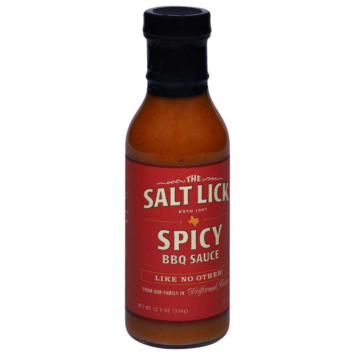 slide 6 of 15, The Salt Lick Spicy BBQ Sauce 12.5 oz, 12.5 oz