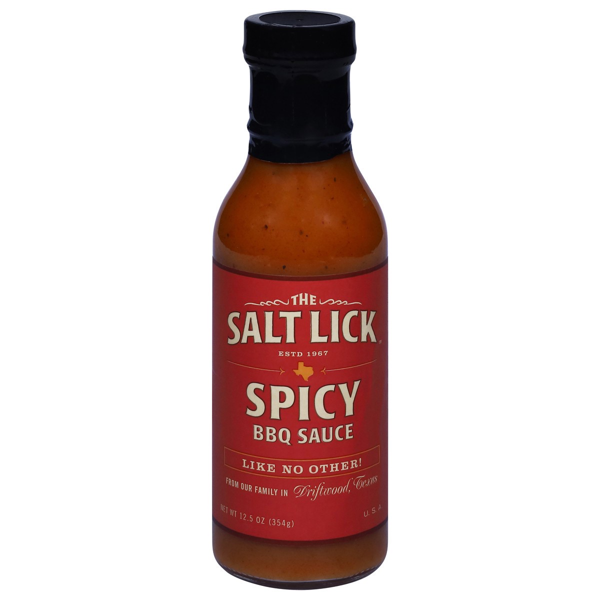 slide 12 of 15, The Salt Lick Spicy BBQ Sauce 12.5 oz, 12.5 oz