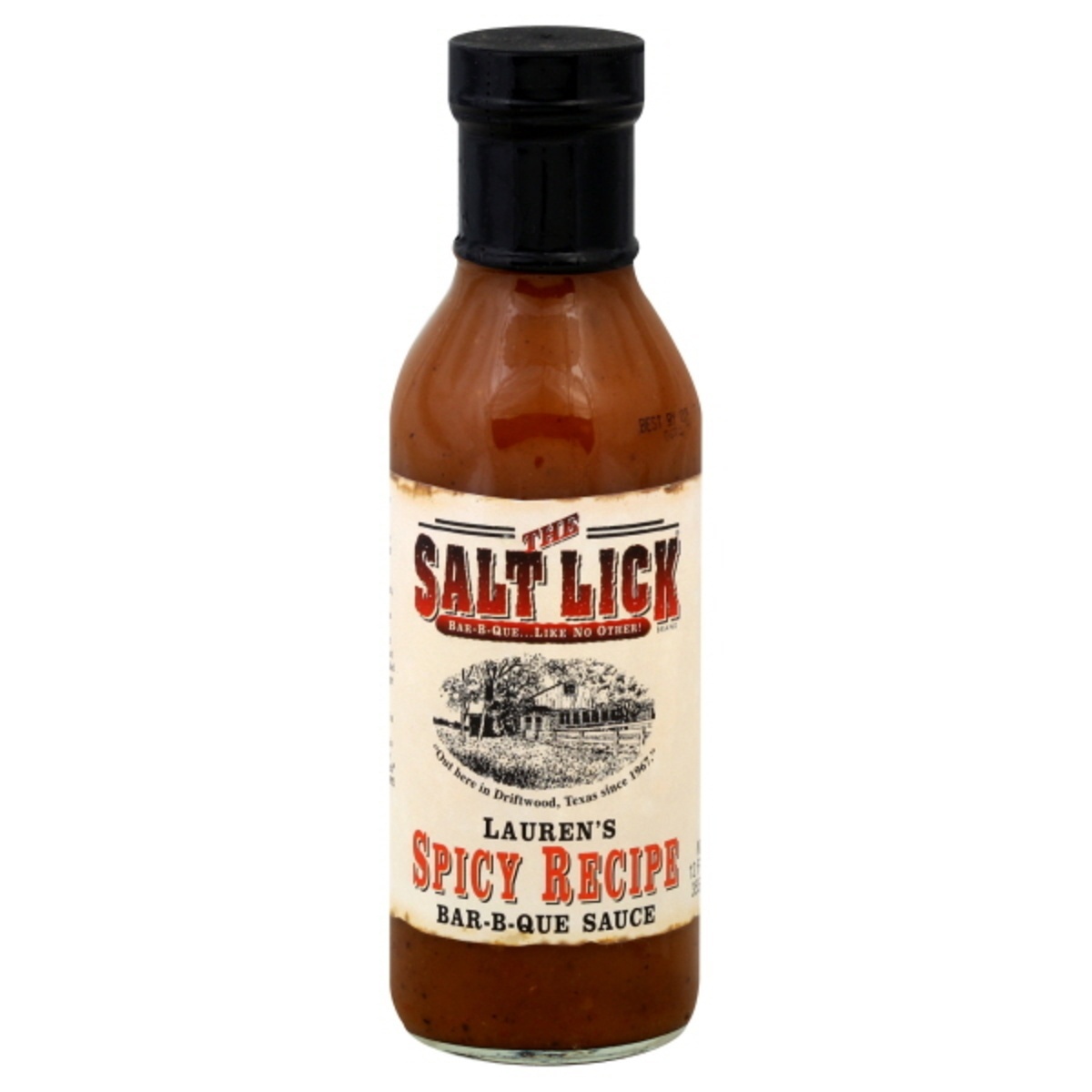 slide 1 of 1, The Salt Lick Salt Lick Sauce Barbeque Spicy, 12 oz