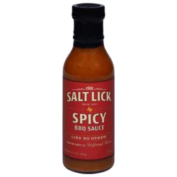 The Salt Lick Spicy BBQ Sauce 12.5 oz