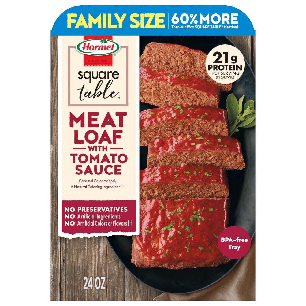 slide 1 of 1, Hormel Square Table Meatloaf 24 oz, 24 oz