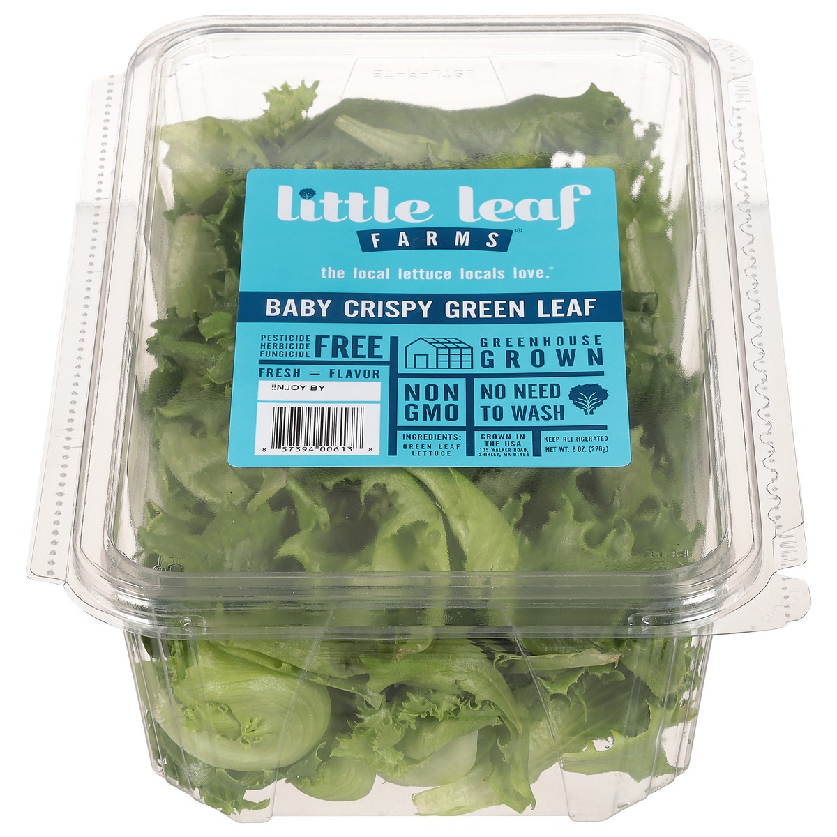 slide 5 of 10, Little Leaf Farms Green Leaf Baby Crispy Lettuce 8 oz, 8 oz