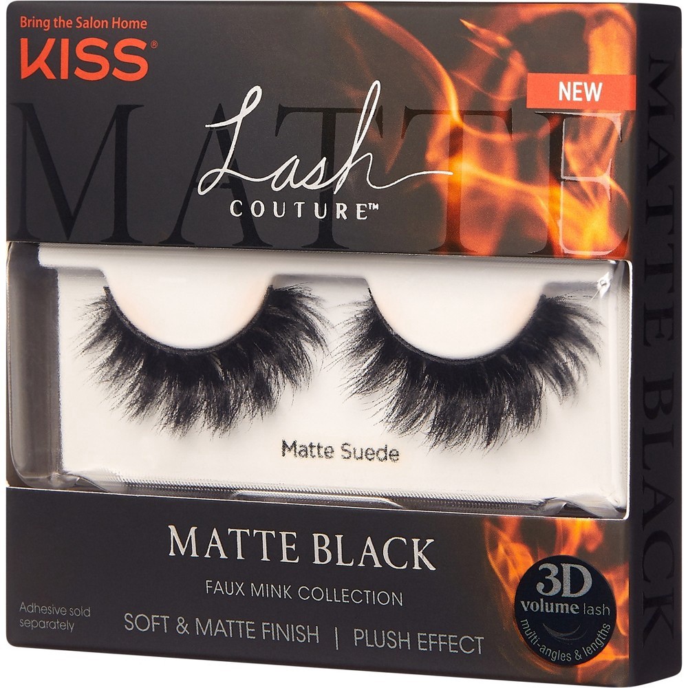 slide 5 of 6, KISS Products Halloween 3D Matte Eyelashes - Matte Suede - 1 Pair, 1 ct