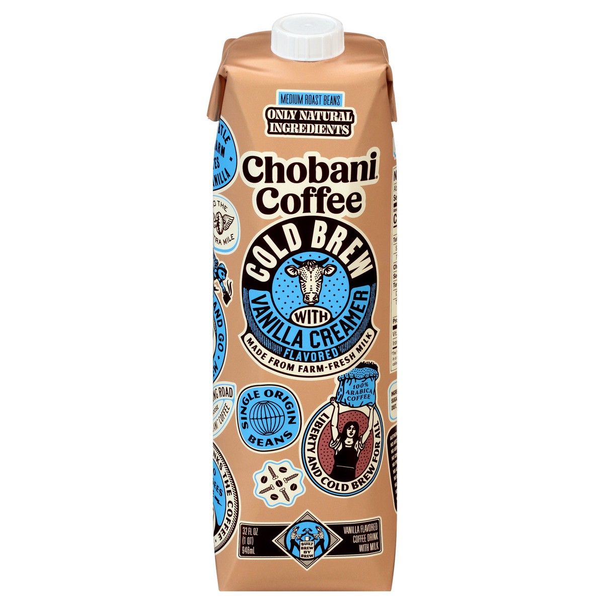 slide 1 of 19, Chobani Cold Brew Coffee Vanilla - 32 fl oz, 32 fl oz