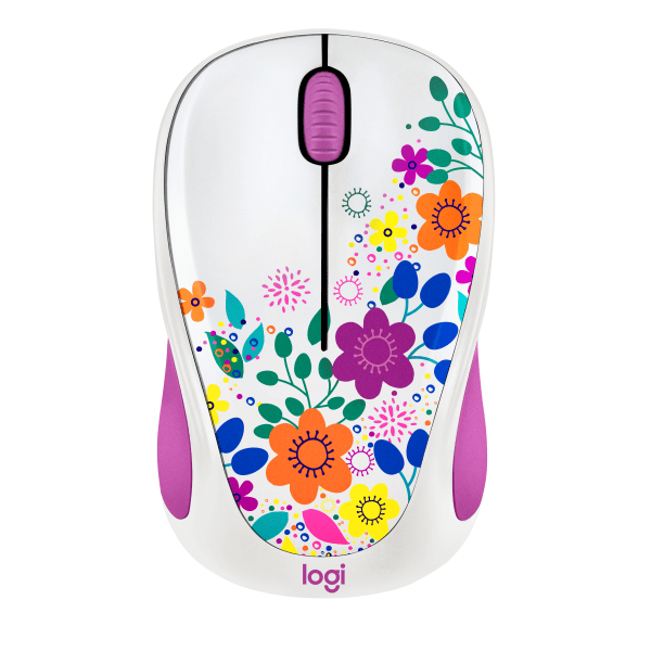 slide 5 of 6, Logitech Design Collection Wireless Mouse, Spring Meadow, 910-005839, 1 ct