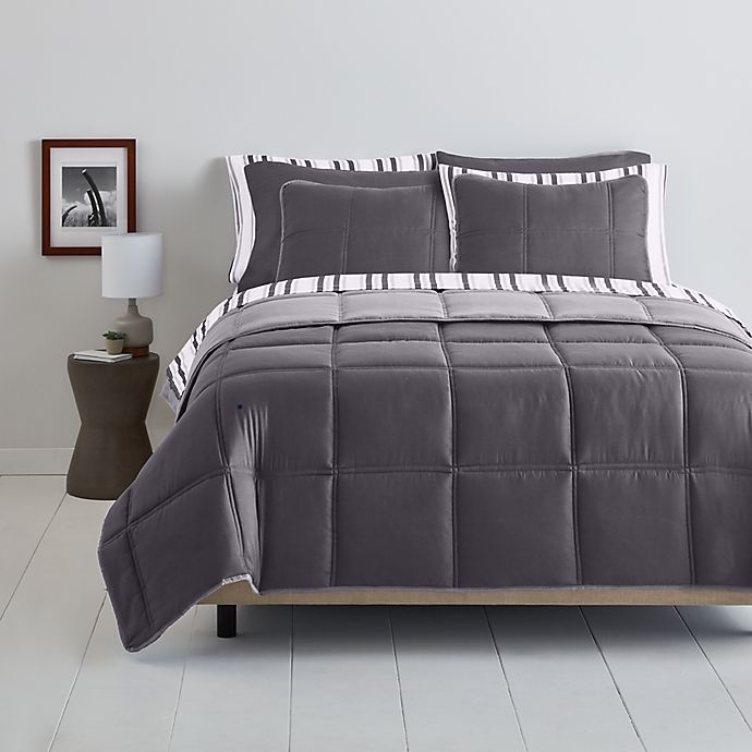 slide 1 of 3, Simply Essential Gradient Full/Full XL Comforter Set - Excalibur, 9 ct